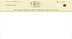 Desktop Screenshot of crewsjewelry.com